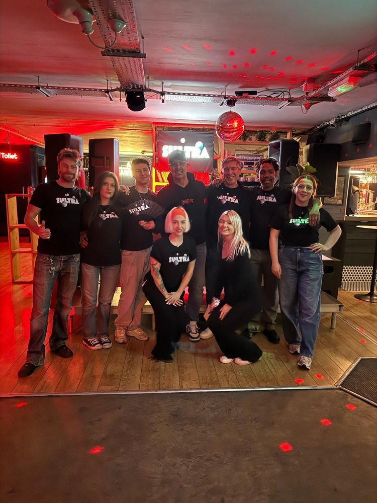 Sultra crew with Michael Gray at the album launch